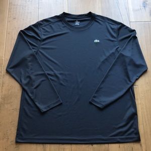 Lacoste Sport Navy Long Sleeve Shirt Size 8 (XXL)